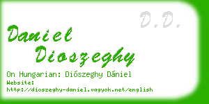 daniel dioszeghy business card